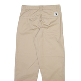 CARHARTT Mens Trousers Cream Regular Straight W30 L28
