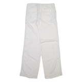 MNG Womens Trousers White Regular Wide-Leg W29 L31