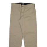 DICKIES Mens Trousers Beige Regular Straight W32 L32