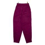 C AND A Womens Trousers Purple Regular Tapered W26 L30