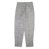 Mens Trousers Grey Relaxed Tapered Viscose W30 L32