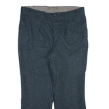 Mens Trousers Grey Relaxed Straight W38 L28