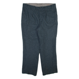 Mens Trousers Grey Relaxed Straight W38 L28