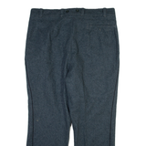 Mens Trousers Grey Relaxed Straight W38 L28