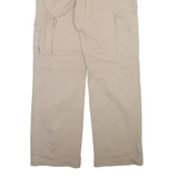 SERGIO VITTI Cargo Mens Trousers Beige Regular Straight W35 L32
