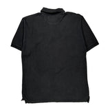 Chaps Ralph Lauren Polo Shirt - Large Black Cotton