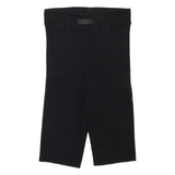 FEAR OF GOD ESSENTIALS Ribbed Womens Tapered Shorts Black Slim M W22