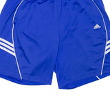ADIDAS Mens Sports Shorts Blue L W30