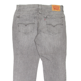 LEVI'S 531 Distressed Mens Jeans Grey Slim Tapered Stone Wash W36 L30