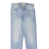 LEVI'S Wedgie BIG E Womens Jeans Blue Slim Tapered Stone Wash W26 L27