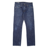 G-STAR Revend Mens Jeans Blue Regular Straight Stone Wash W32 L32