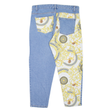 ALFONSO HOME Distressed Womens Jeans Blue Regular Tapered W34 L25