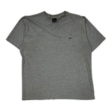 Nike T-Shirt - Large Gray Cotton