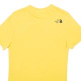 THE NORTH FACE Mens T-Shirt Yellow XS