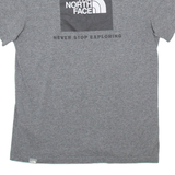 THE NORTH FACE Mens T-Shirt Grey S