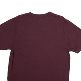 CARHARTT Loose Fit Mens T-Shirt Maroon M