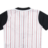 KARL KANI Mens Jersey White Button Neck M