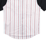 KARL KANI Mens Jersey White Button Neck M