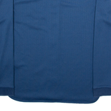 DC SHOES Mens Jersey Blue Long Sleeve Button Neck S