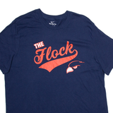 NIKE The Flocks Mens T-Shirt Blue USA XL