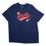 NIKE The Flocks Mens T-Shirt Blue USA XL