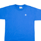 ADIDAS Womens T-Shirt Blue UK 10