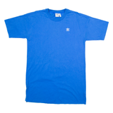 ADIDAS Womens T-Shirt Blue UK 10