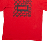 PUMA Mens T-Shirt Red M