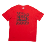 PUMA Mens T-Shirt Red M
