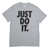 NIKE Mens T-Shirt Grey M