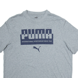 PUMA Mens T-Shirt Grey XL