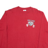 TRI-LAKE INC Back 2 Back Iron Bowl Mens T-Shirt Red Long Sleeve USA L