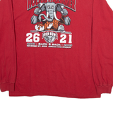 TRI-LAKE INC Back 2 Back Iron Bowl Mens T-Shirt Red Long Sleeve USA L