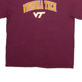 THE VICTORY Virginia Tech Mens T-Shirt Maroon USA XL