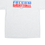 PORT & COMPANY Folsom Basketball Mens T-Shirt Grey USA M
