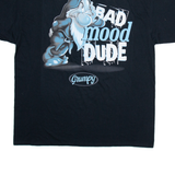DISNEY Bad Mood Dude Grumpy Mens T-Shirt Black XL