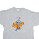 DISNEY Tiger Mens T-Shirt Grey L