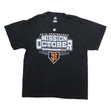 MAJESTIC San Francisco Giants Mens T-Shirt Black USA L