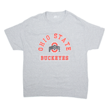 RUSSELL ATHLETIC Ohio State Buckeyes Mens T-Shirt Grey USA XL