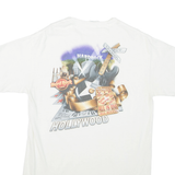 HARD ROCK CAFE Hollywood Mens T-Shirt White USA M