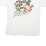 HARD ROCK CAFE Hollywood Mens T-Shirt White USA M