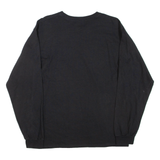 NFL Super Bowl Mens T-Shirt Black Long Sleeve USA L