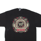 WWE Mens T-Shirt Black 2XL