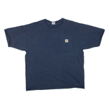 CARHARTT Mens T-Shirt Blue XL