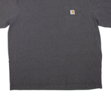 CARHARTT Mens T-Shirt Grey 2XL
