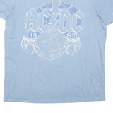 ACDC UK Tour Mens Band T-Shirt Blue L