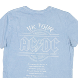 ACDC UK Tour Mens Band T-Shirt Blue L