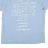 ACDC UK Tour Mens Band T-Shirt Blue L