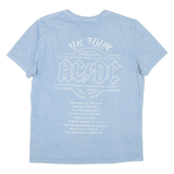 ACDC UK Tour Mens Band T-Shirt Blue L