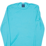 PATAGONIA Womens T-Shirt Blue Long Sleeve S